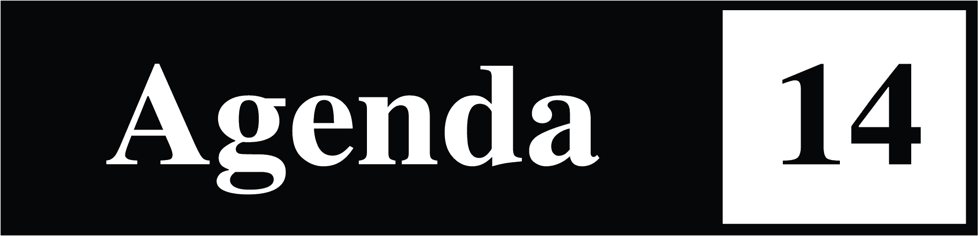 Agenda 14